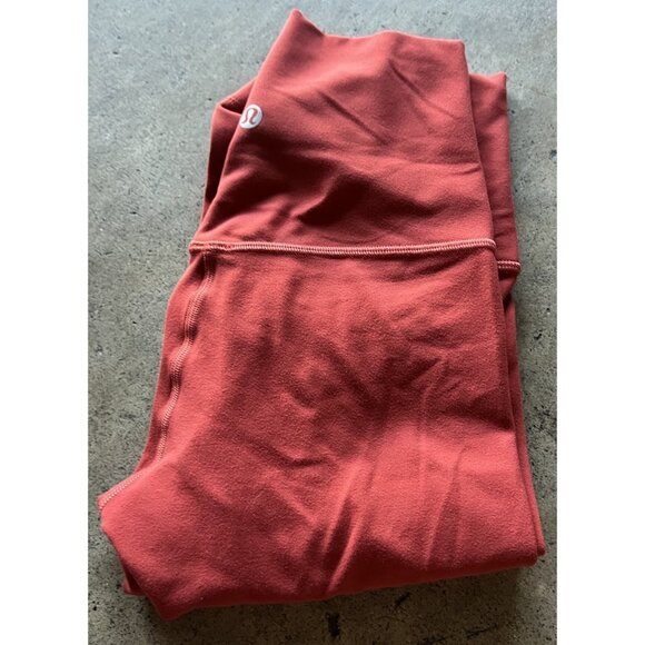 LULULEMON Align Chianti  Red Rust Women’s Size 2 Gym Yoga Pants Activewear - Picture 12 of 12
